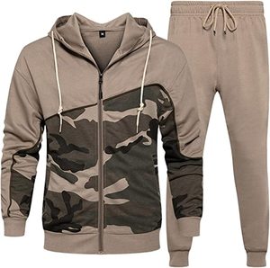 ชุดวอร์มผู้ชายไซส์ใหญ่คุณภาพสูง ผลิตจากผ้าฝ้ายฟลีซ 100% เป็นมิตรกับสิ่งแวดล้อม รับผลิตตามแบบ - Product Image 2