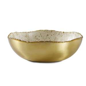 Bol à vague de luxe noir-or décoratif Fruits bols à salade décoration de Table artisanat à la main bol de service événements et décor de mariage - Product Image 5