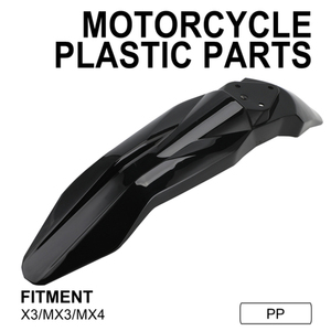 Parafango Anteriore in Plastica PP Nero Lucido JFG RACING per Moto Elettrica Talaria Sting MX3 MX4 X3, Protezione Antispruzzi - Product Image 6