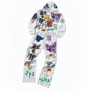 High Quality Custom 3D Sublimated Logo 400Grams 100% Cotton Heavyweight <b>Fleece</b> Stock Blank <b>Oversized</b> Plus Size Men <b>Hoodies</b> - Product Image 3