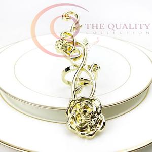 Stylish Metal Napkin Rings with Luxury Design Eco-friendly <b>Table</b> Decor for Weddings Parties & Special Dining <b>Occasions</b> - Product Image 4