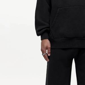 Sweat à capuche zippé décontracté en molleton pour hommes avec capuche à cordon de serrage idéal pour la superposition en automne et en hiver vêtements de tous les jours prix de gros - Product Image 2