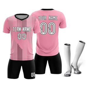 Unisexe prix de gros respirant séchage rapide uniforme de football de haute qualité logo personnalisé vêtements de football - Product Image 1