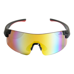 แว่นกันแดดทรงกระบอกสำหรับปั่นจักรยานกลางแจ้ง เลนส์กันกระแทก UV400 สีเทา ผลิตในไต้หวัน - Product Image 2