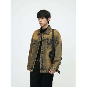 Chaqueta Vaquera Transpirable de Algodón 100% Premium Personalizada de Alta Calidad |   Ropa de Calle Informal Resistente y Ajustada para Hombre, Moda de Invierno - Product Image 2