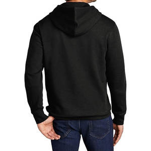 Sweat-shirt en polaire décontracté à manches longues avec cordon de serrage et poche, sweat à capuche en polaire - Product Image 2