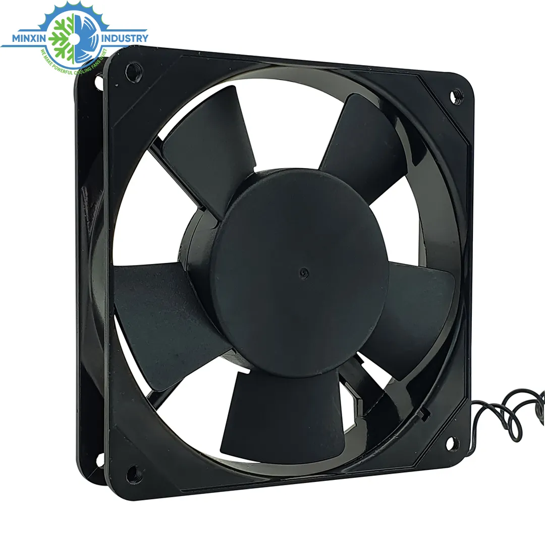 220/230 de alta Velocidade de Fluxo Axial AC Ventilador 120 milímetros Bola Rolamento Ventilador De Refrigeração 120x120x25mm para a Eletrônica Equipamentos De Exaustão De Ventilação