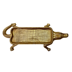 Venta al por mayor de diseño personalizado de 2 piezas de estilo rural de metal plato de servir conjunto de bandeja de exhibición de frutas decorativas hechas a mano - Product Image 6