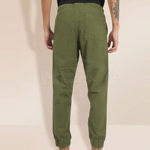 Private Label Men's Casual Cargo Trousers 100% Cotton Eco-Friendly Breathable Lightweight Customized Logo with Multi-Pockets - Product Image 3