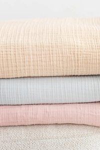 Tissu en coton mousseline, 40 '' / 101cm de largeur supplémentaire tissu en gaze de coton double pour rideau, serviettes d'oreiller de literie autres - Product Image 6