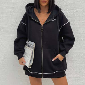 Vente chaude Automne sweat à capuche à manches longues pour homme en couleur unie avec couleur et tailles personnalisées - Product Image 6