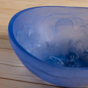 ชามสลัดเรซิ่นคุณภาพสูง กันน้ำ ขัดเงา ทำด้วยมือ สำหรับใช้ในครัวเรือนและเสิร์ฟผลไม้ - Product Image 3