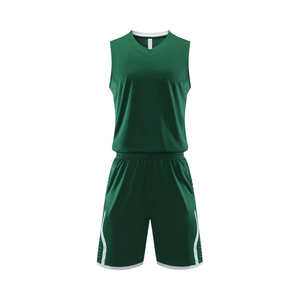 Conjuntos de Uniformes de Baloncesto Antibacterianos, Conjuntos de Camiseta y Pantalones Cortos de Baloncesto Transpirables y de Secado Rápido para Hombre - Product Image 1