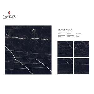 Hot Sale Modern Design 600*600mm Glossy Porcelain Floor Tile 5mm Thickness for Interior Dining <b>Table</b> - Product Image 6