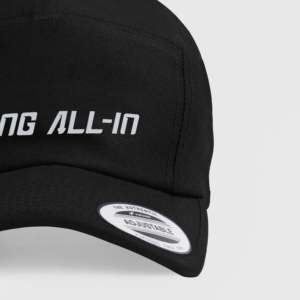 Gorra Plana Deportiva y Moderna GA 2.0, Talla Única, Tela de Nailon, Curvada, Negra, con Letra Impresa, Transpirable, Impermeable, Técnica Sublimada - Product Image 3