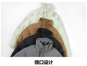 Vente en gros et taille hommes veste manteau coton matelassé doudoune bombardier grande taille décontracté hommes vêtements hiver respirant séchage rapide - Product Image 6