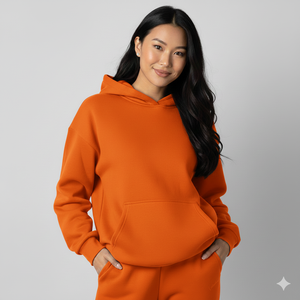 Warm Oversized Hoodie Unisex Fleece Soft Pullover Winter Streetwear Relaxed Baggy Sweatshirt Trendy Casual Outfit For Daily Wear - Product Image 1