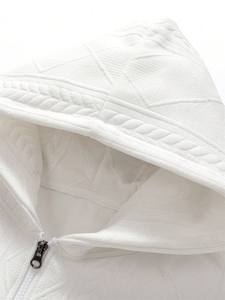 Sweat à capuche surdimensionné en polaire de haute qualité unisexe sweat à capuche lourd pour hommes impression bouffante broderie sweats à capuche unisexes personnalisés - Product Image 3