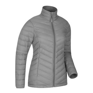 2025 New Design Solid Pink Color Thick Puffer Jacket for Women Breathable <b>Polyester</b> Fabric Cotton <b>Filling</b> Padded Winter Jacket - Product Image 6