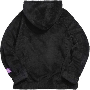 Sweat à capuche avec doublure en sherpa, sweat à capuche en polaire pour un usage quotidien, style décontracté - Product Image 4