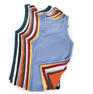 Camisetas sin mangas de cuello pronunciado para hombre, estilo holgado, suave y casual, tendencia de moda para primavera-verano 2026 - Product Image 1