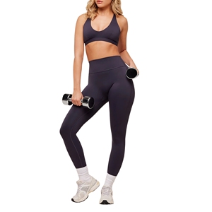 Soutien-gorge de sport pour femme, maintien moyen, grande taille, avec empiècements en mesh, col en V, bretelles en Y, coupe courte, antichoc, sans armatures, pour la course et la gym - Product Image 5