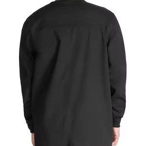 Batas de Laboratorio Negras Profesionales Unisex, Uniforme de Salud, Bata de Laboratorio Moderna, Uniformes de Enfermería, Productos de Laboratorio, Batas de Farmacia - Product Image 5