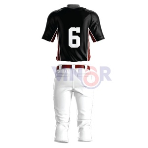 Uniforme de béisbol de tendencia superior de tamaño adulto más vendido para hombres, uniformes de béisbol ligeros y cómodos a precio razonable - Product Image 2