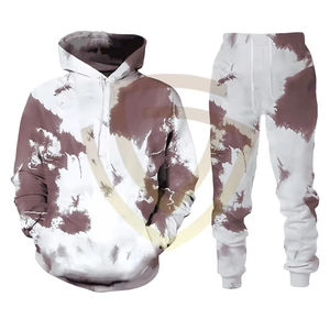 ชุดวอร์มผู้ชายแบบมีฮู้ด ผ้าคอตตอน 100% หนานุ่ม ระบายอากาศได้ดี สวมใส่สบาย ล้างสีแบบ Acid Wash สำหรับฤดูหนาว มีกระเป๋าข้าง ดีไซน์ทันสมัย - Product Image 1