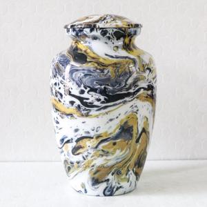 Urnas de cremación de alta calidad, urna de aluminio impresa personalizada para cenizas humanas, almacenamiento de cenizas de cremación de metal por fabricante - Product Image 6