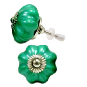 Boutons en céramique néon couleur sarcelle porte moderne tiroir armoire placard poignée tirer pour cuisine chambre salle de bain utilisation - Product Image 2