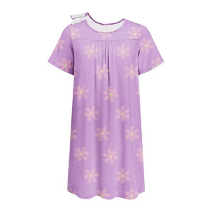 Vêtements d'hôpital en polyester 100% en gros, robes de patient imprimées pour femmes, robe longue - Qualité d'exportation. - Product Image 1
