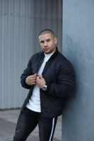 Imperio 2026 Ropa Urbana de Invierno para Hombre, Chaqueta Bomber Impermeable con Capucha, Diseño 3D con Detección de Agujas, Forro de Poliéster/Algodón y Relleno Acolchado