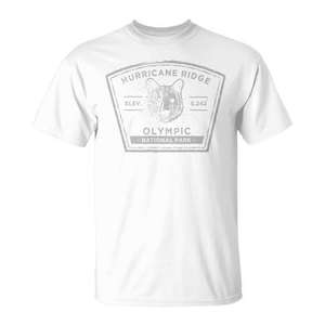Hurricane Ridge Olympic National Park T-Shirt Washington Premium Unisexe Taille adulte - Product Image 1