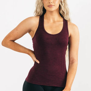Custom Active Yoga <b>Women</b> Tank Top <b>for</b> Trendy Sport Style Gym Workout Fitness <b>Vest</b> Singlet Knitted Fabric Stringer <b>Women</b> Tank Top - Product Image 6