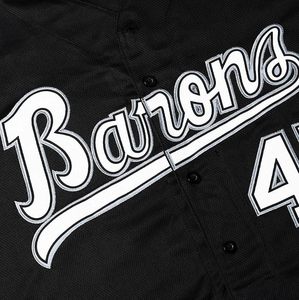 Men's Breathable Button Down Baseball Jersey Custom Factory Wholesale From Pakistan <b>Hip</b> Hop Embroidered Design - Product Image 2