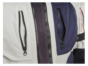 Bm GTX Hombres Whit/Blue 3-Layer Impermeable CE Protección Cordura Chaqueta textil para Motorrad GS Rallye Touring/Offroad - Product Image 4