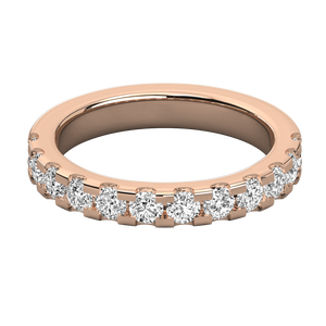 Bague pour femme en or jaune 9K, faite à la main, avec diamant de laboratoire taille ovale, bijou en grappe pour mariages, sertie en or jaune - Product Image 6