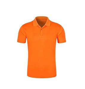 Polo de manga corta para hombre, camisa personalizada de alta calidad, 100% algodón, Color naranja, talla grande, novedad - Product Image 1