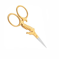 Ciseaux professionnels allemands en acier inoxydable pour gauchers, couleur personnalisable, motif licorne, pointe acérée, usage industriel et DIY