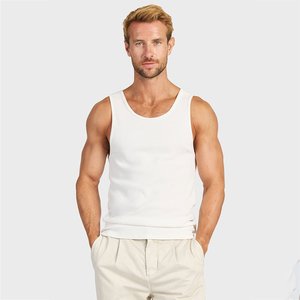 Haute qualité personnalisé été sans manches Muscle chemise 100% Polyester séchage rapide Singlet hommes Muscle Fitness débardeurs - Product Image 2