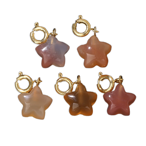 Star Designed Himalaya Rose Sel Collier Pendentif Sculpté Mini Jarret Personnalisable pour une Bonne Santé Noël Artisanat Naturel Amour - Product Image 1