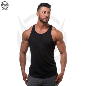 Débardeur de sport athlétique uni pour hommes, idéal pour la musculation et le fitness – Vente en gros. - Product Image 2