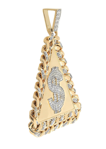 จี้ฮิปฮอปสุดพิเศษสำหรับผู้ชาย VVS Moissanite เคลือบ925เงินพร้อมเสน่ห์สุดพิเศษ - Product Image 3