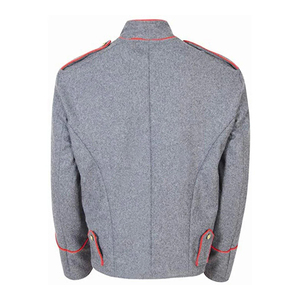 Chaqueta de Reproducción Civilista Confederada, Uniforme de Infantería del Sur, Abrigo de Lana Gris - Product Image 2