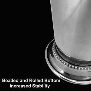 2025 Hot Selling <b>Stainless</b> Steel Drinking Metal Cocktail <b>Glasses</b> Beaded Mint Julep Cup for Horse Racing Derby Party Supplies Koi - Product Image 5