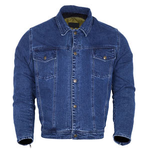 Ropa deportiva personalizada para hombre, chaqueta vaquera duradera y elegante de talla grande, pantalones vaqueros resistentes informales para motocicleta, camionero, ropa informal para montar - Product Image 2