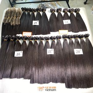 Extensiones de Cabello Humano Virgen Remy Vietnamita, Ondulado Profundo Suelto, Doble Trama, Mechones Dobles Cosidos a Máquina - Product Image 5