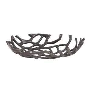 Designer <b>Sculptural</b> Ceramic Bowl Eco-Friendly Luxury Interior Accent Decorative High-End Modern American Style Home Styling - Product Image 1