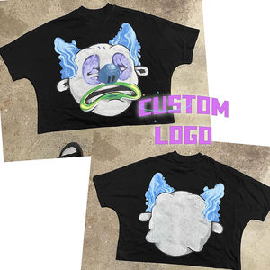 Fabricante de fábrica, ropa de calle, camisetas con estampado gráfico Vintage para hombre, venta al por mayor, Camiseta de algodón 100% pesada personalizada - Product Image 5